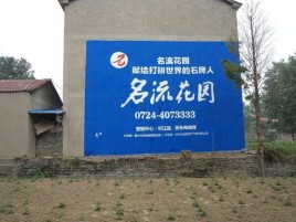 洋县墙体广告在乡镇、农村市场的媒体优势
