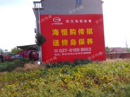 洋县农村墙体广告给农村人民带来方便